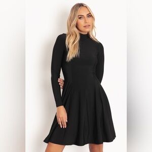 Blackmilk | Dresses | Nwt Blackmilk Warm Black Long Sleeve Longline Evil Mini  Skater Dress Sz Medium | Poshmark